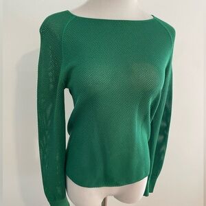 Akris Mesh Green Women's Sweater